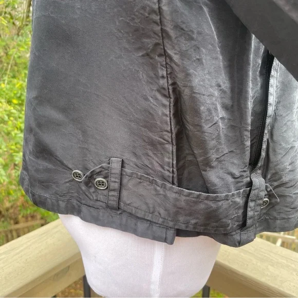 Salvatore Ferragamo black double breasted blouse top size EU 48 - Picture 10 of 15